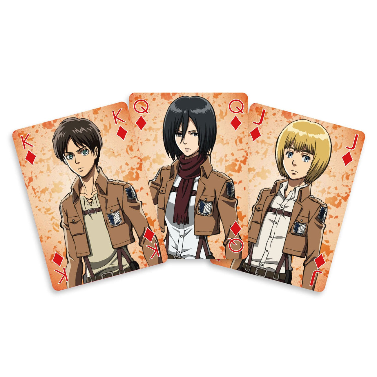 elbenwald-attack-on-titan-spielkarten-52-blatt-poker-skat-karten image 1