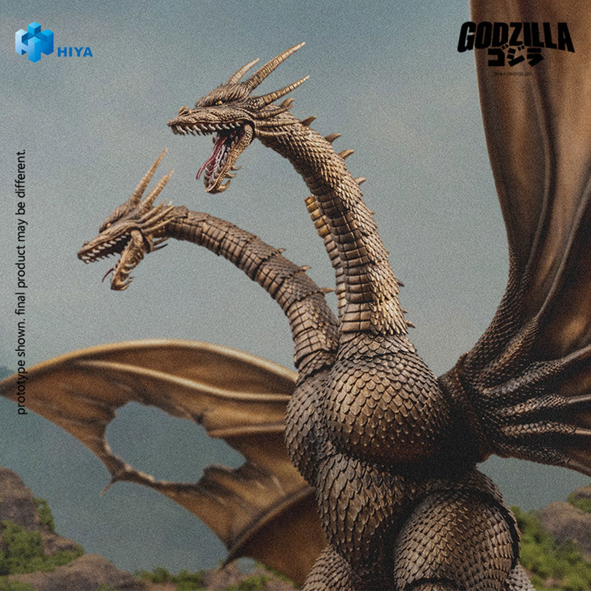 godzilla-king-ghidorah-1991-battle-damaged-figur-33-cm image 6