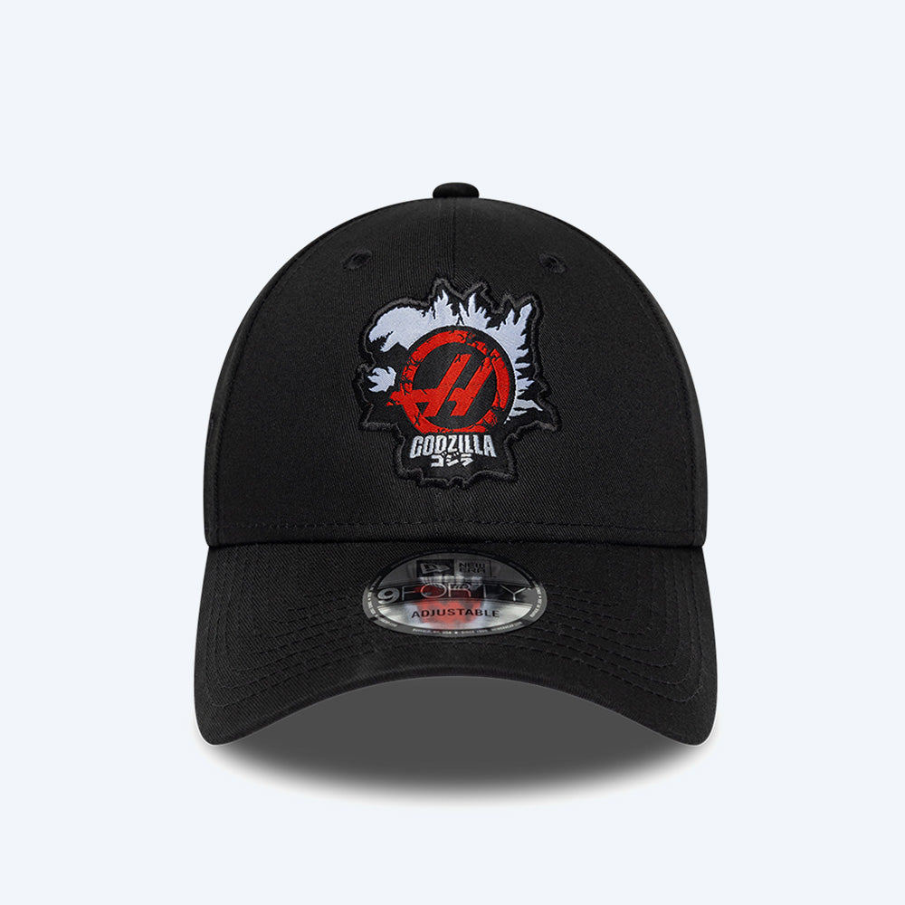 godzilla-x-haas-team-cap-schwarz-new-era-100-baumwolle image 1