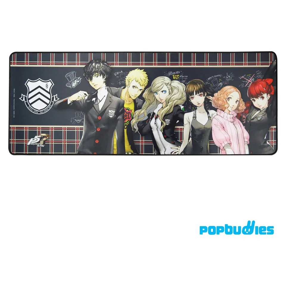 elbenwald-persona-5-gaming-mousepad-shujin-academy-80x30-cm image 1