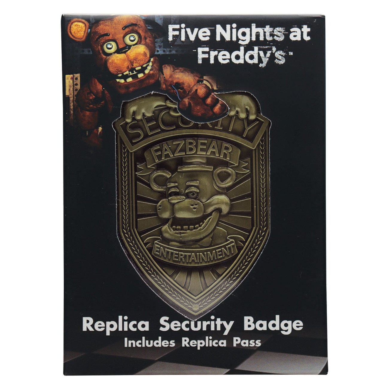 five-nights-at-freddys-security-badge-replik-antik-messing image 4