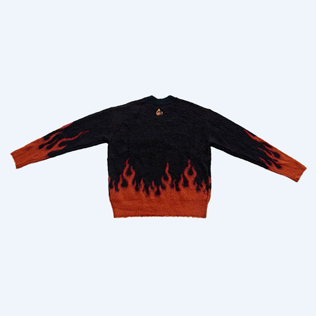 godzilla-vs-destoroyah-burning-godzilla-pullover-schwarz-m image 2
