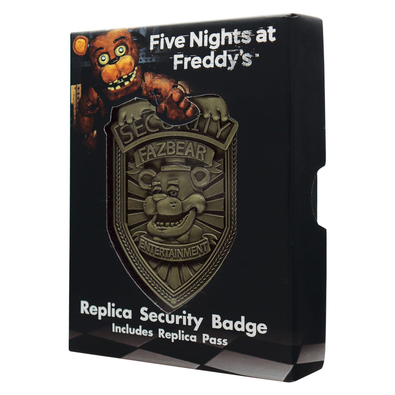 five-nights-at-freddys-security-badge-replik-antik-messing image 2