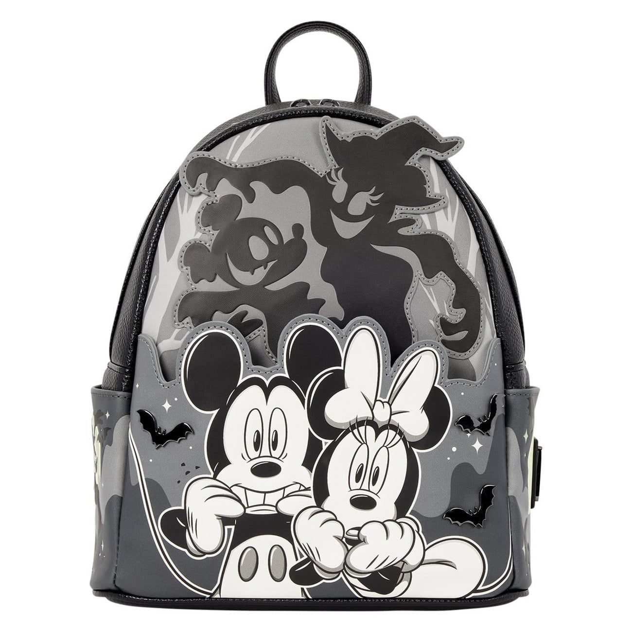 loungefly-mickey-minnie-ghost-mini-rucksack-light-up image 1