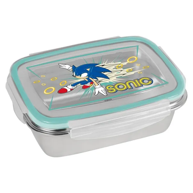 sonic-retro-brotdose-edelstahl-850-ml image 1