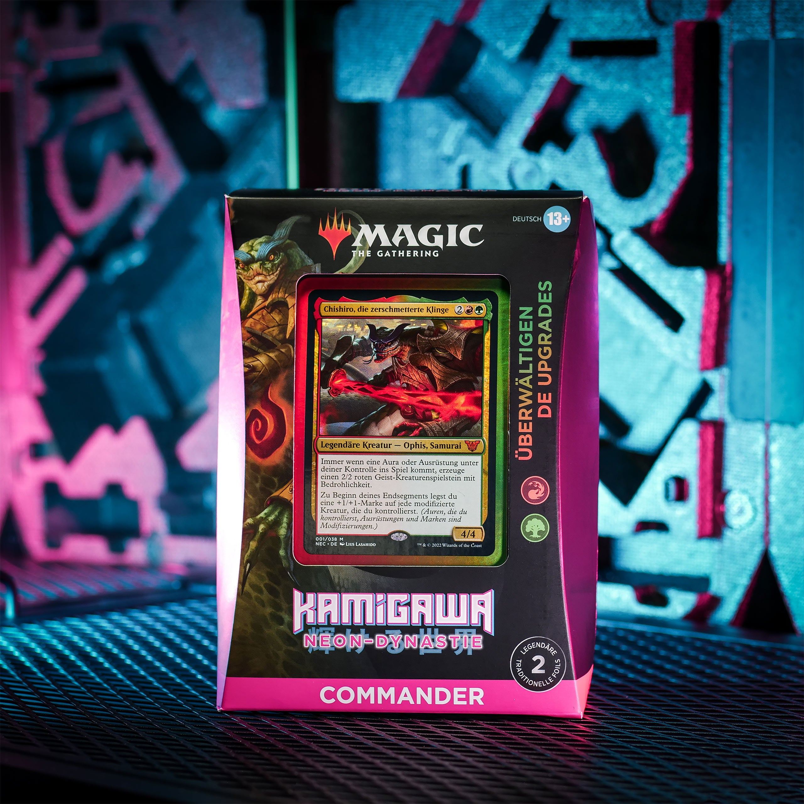 magic-the-gathering-kamigawa-neon-dynastie-commander-deck-berw-ltigende-upgrades image 2