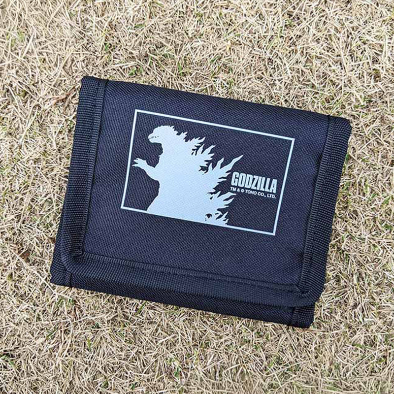 godzilla-tri-fold-wallet-mini-geldbeutel-nylon-schwarz image 2