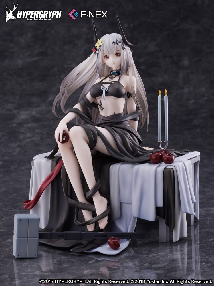 furyu-f-nex-arknights-mudrock-dn06-1-7-figur-schwarzes-kleid image 4