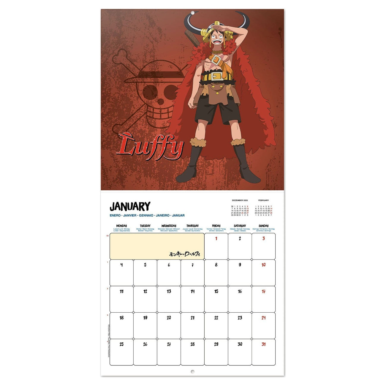 one-piece-wandkalender-2027-30x30-cm-mit-poster image 3