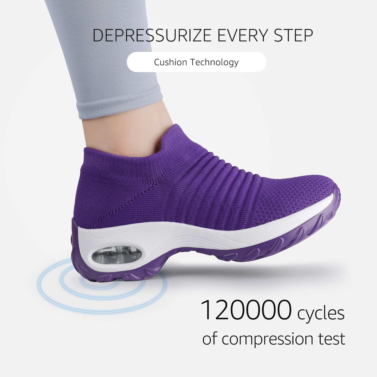 hkr-damen-sneaker-slip-on-memory-foam-violett-35 image 3