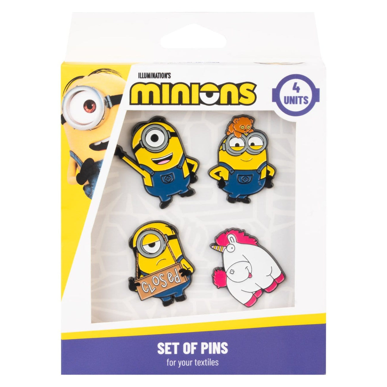 minions-ansteck-pins-4er-set-emaille-pins-anstecker image 2