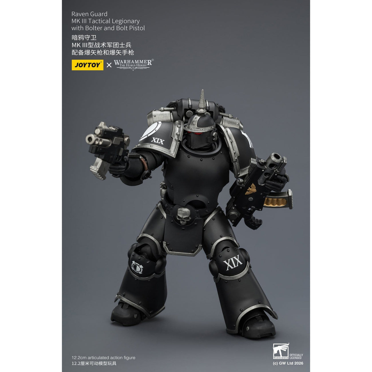 warhammer-40-000-raven-guard-mk-iii-tactical-actionfigur-1-18-bolter image 8