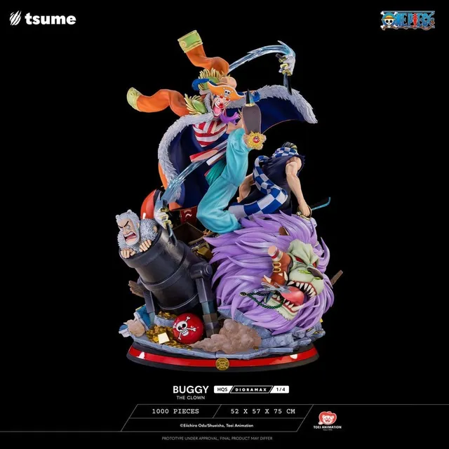 one-piece-hqs-dioramax-buggy-the-clown-figur-1-4-75-cm image 1