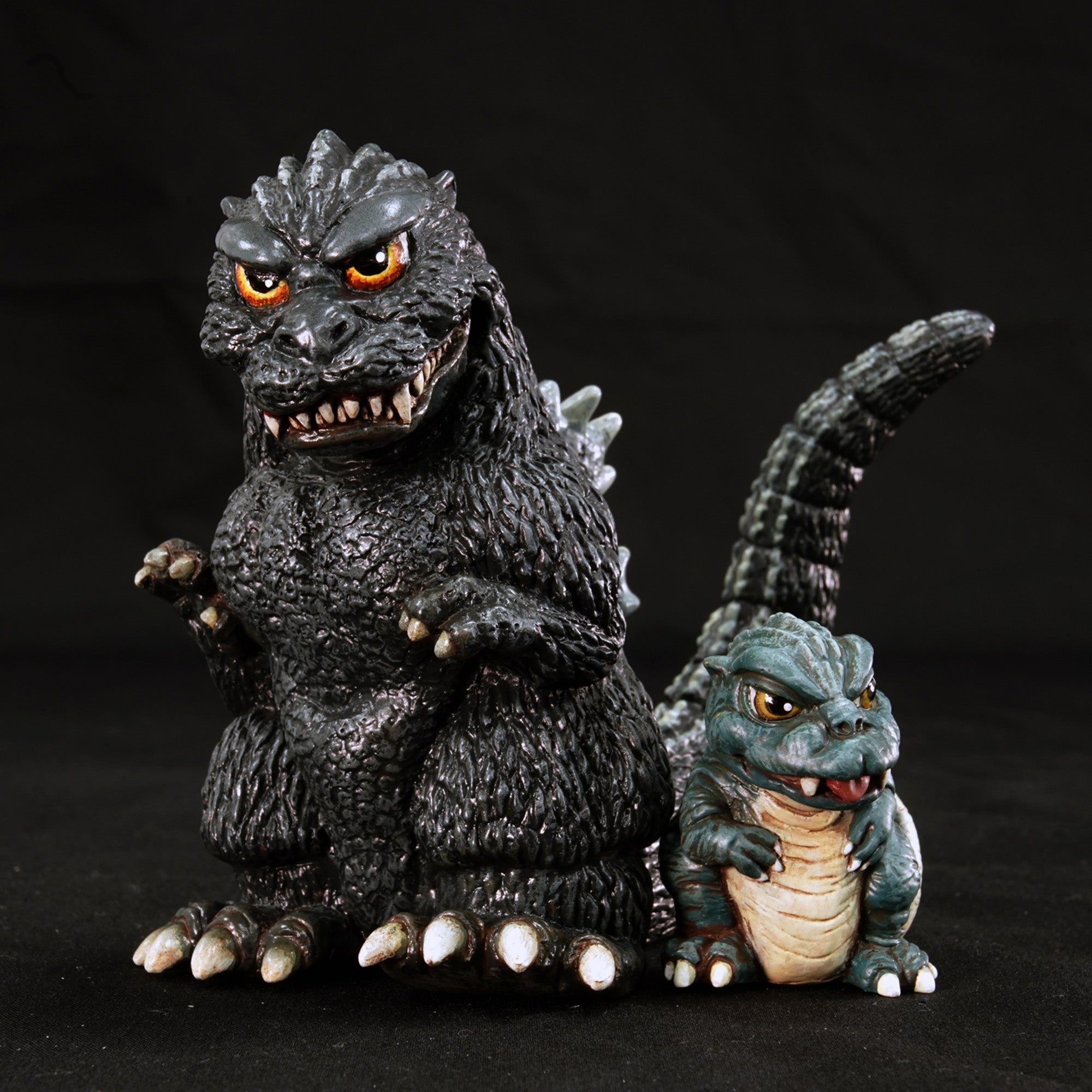 godzilla-mame-godzilla-1993-soft-vinyl-bausatz-100mm-unlackiert image 2