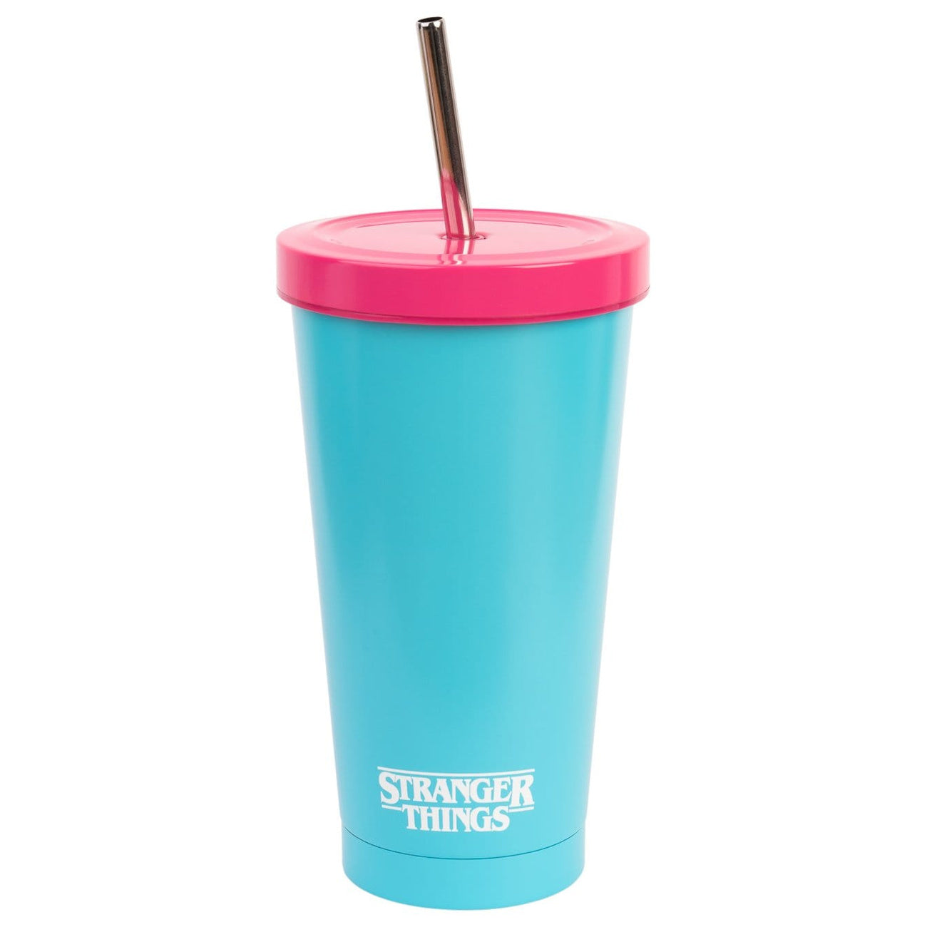 stranger-things-rink-o-mania-becher-strohhalm-550-ml image 2