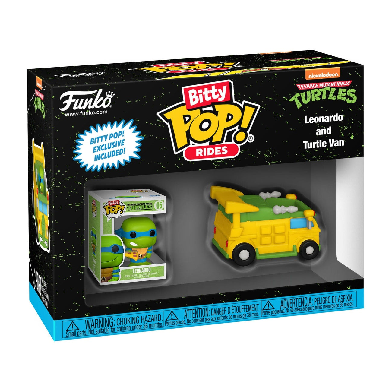 funko-pop-rides-leonardo-w-van-vinyl-figur-mit-party-wagon image 4