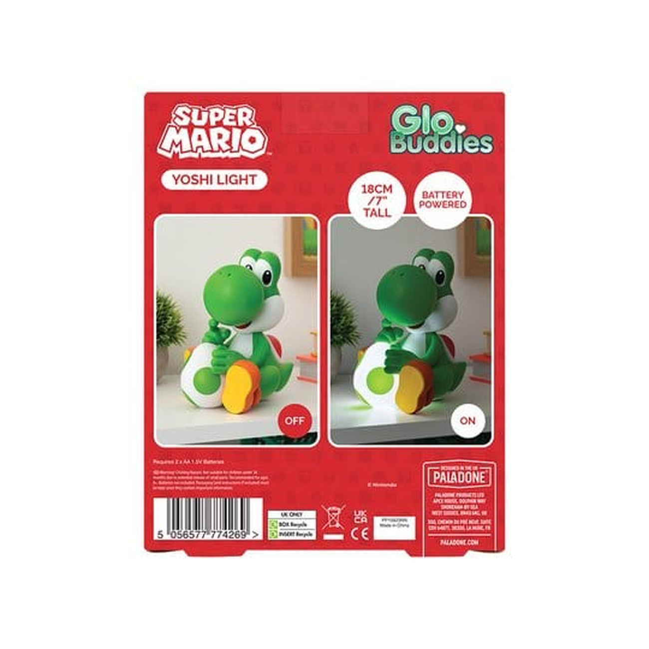 super-mario-yoshi-globuddies-leuchte-18-cm-gr-n image 3