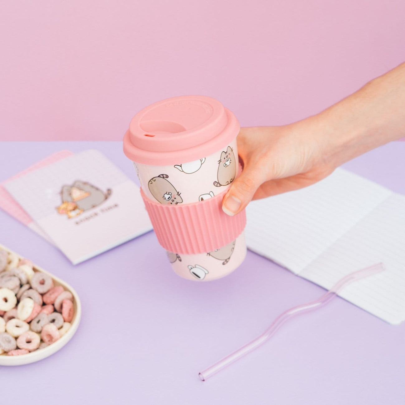pusheen-keramikbecher-mit-deckel-400-ml-tasse image 3
