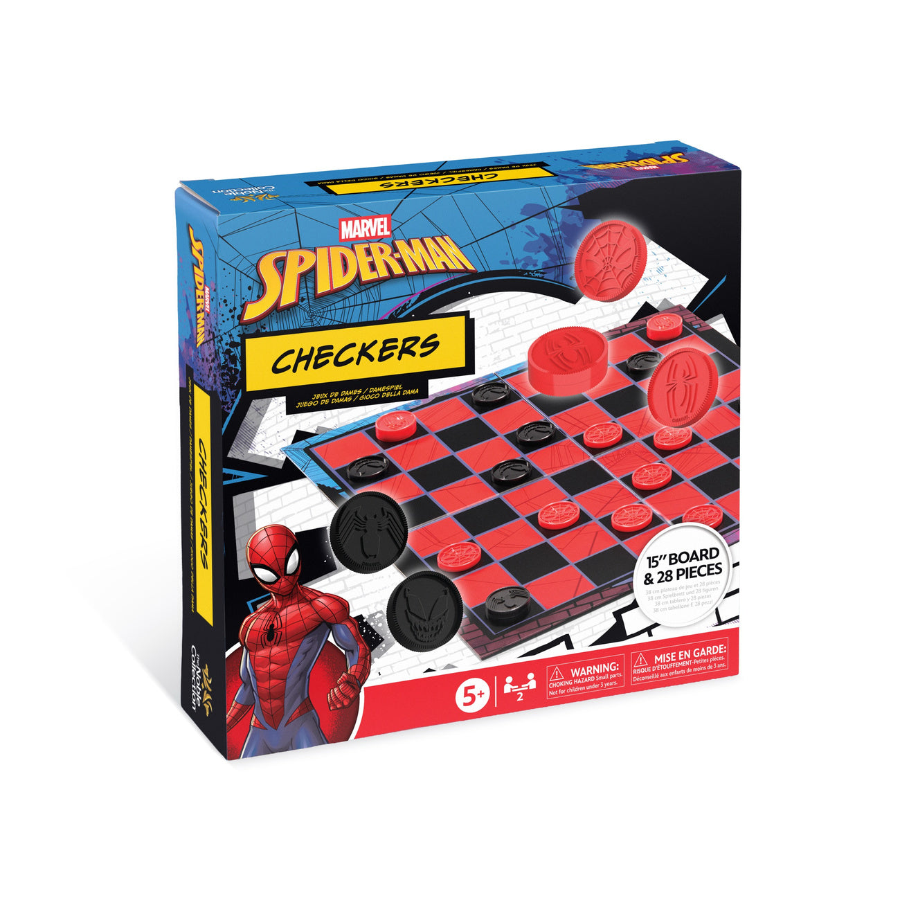 elbenwald-spider-man-checkers-dame-brettspiel image 7