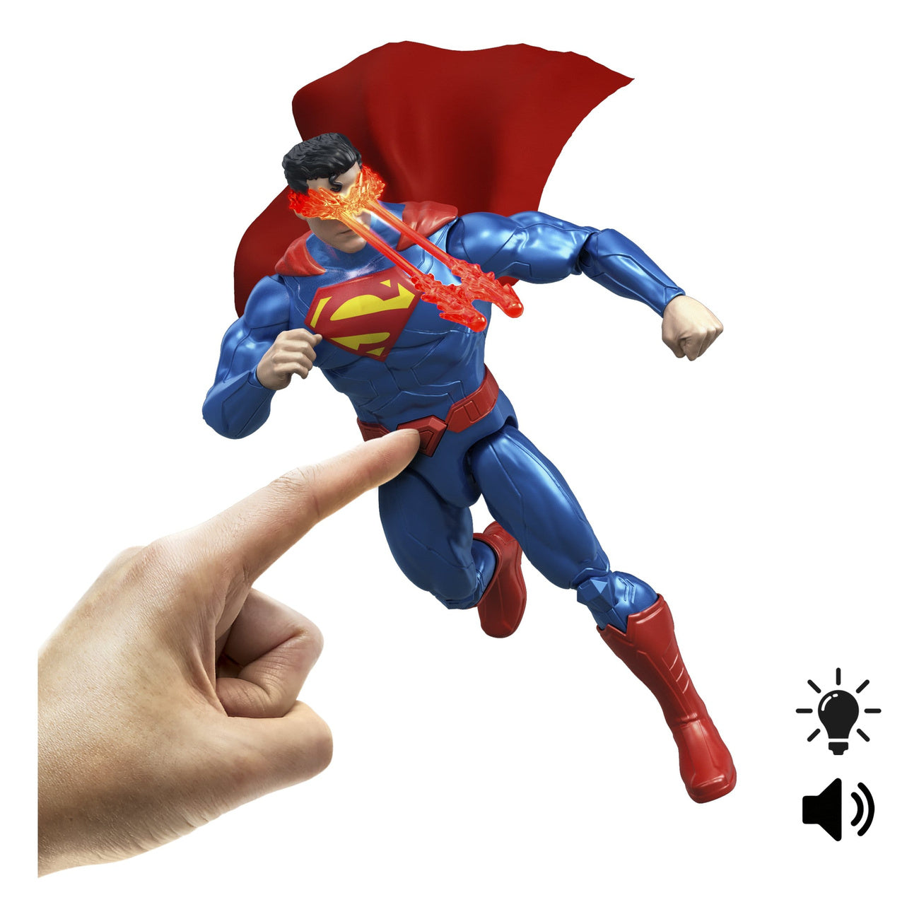 dc-premier-superman-actionfigur-heat-vision-sound-licht image 6