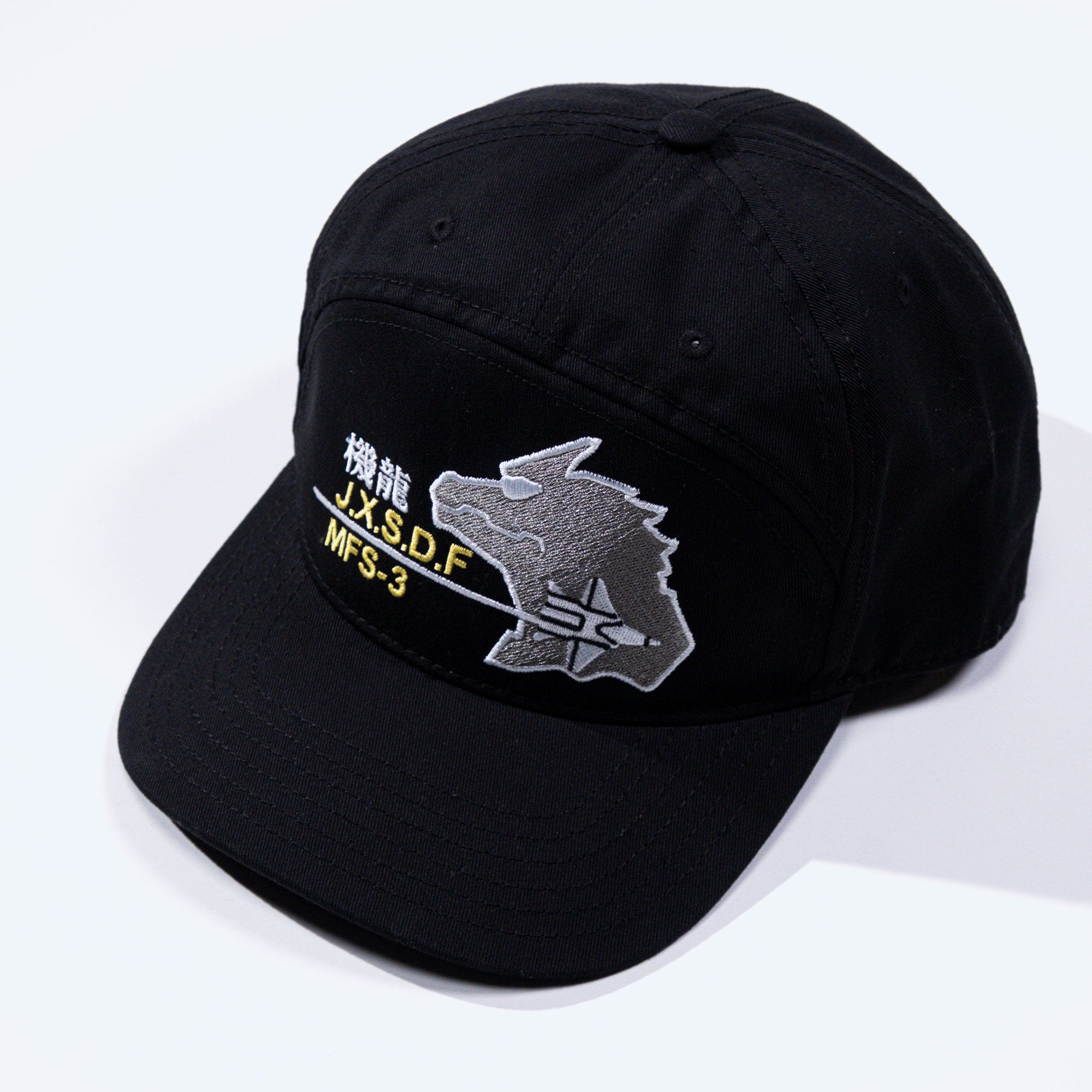 godzilla-jxsdf-kiryu-snapback-cap-schwarz-baumwolle image 1