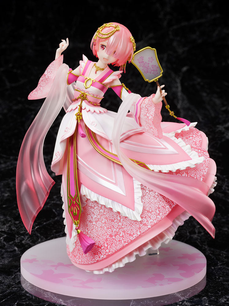 furyu-f-nex-ram-figur-hanfu-pink-1-7-mit-wechselgesicht image 2