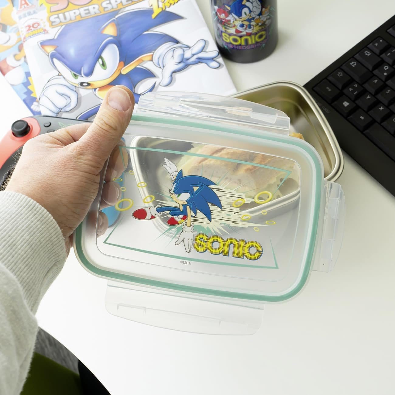 sonic-retro-brotdose-edelstahl-850-ml image 3