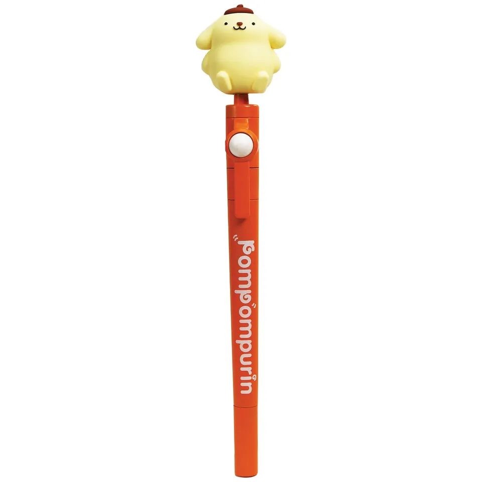 elbenwald-sanrio-fidget-kugelschreiber-pompompurin-orange-stift image 1