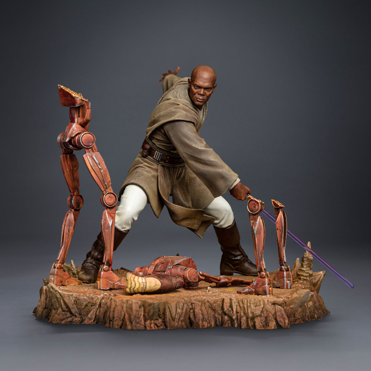 star-wars-mace-windu-art-scale-statue-1-10-18-cm-resin image 2