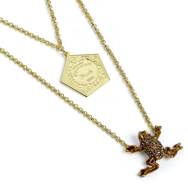 harry-potter-schokofrosch-kette-mit-kristallen-halskette image 1