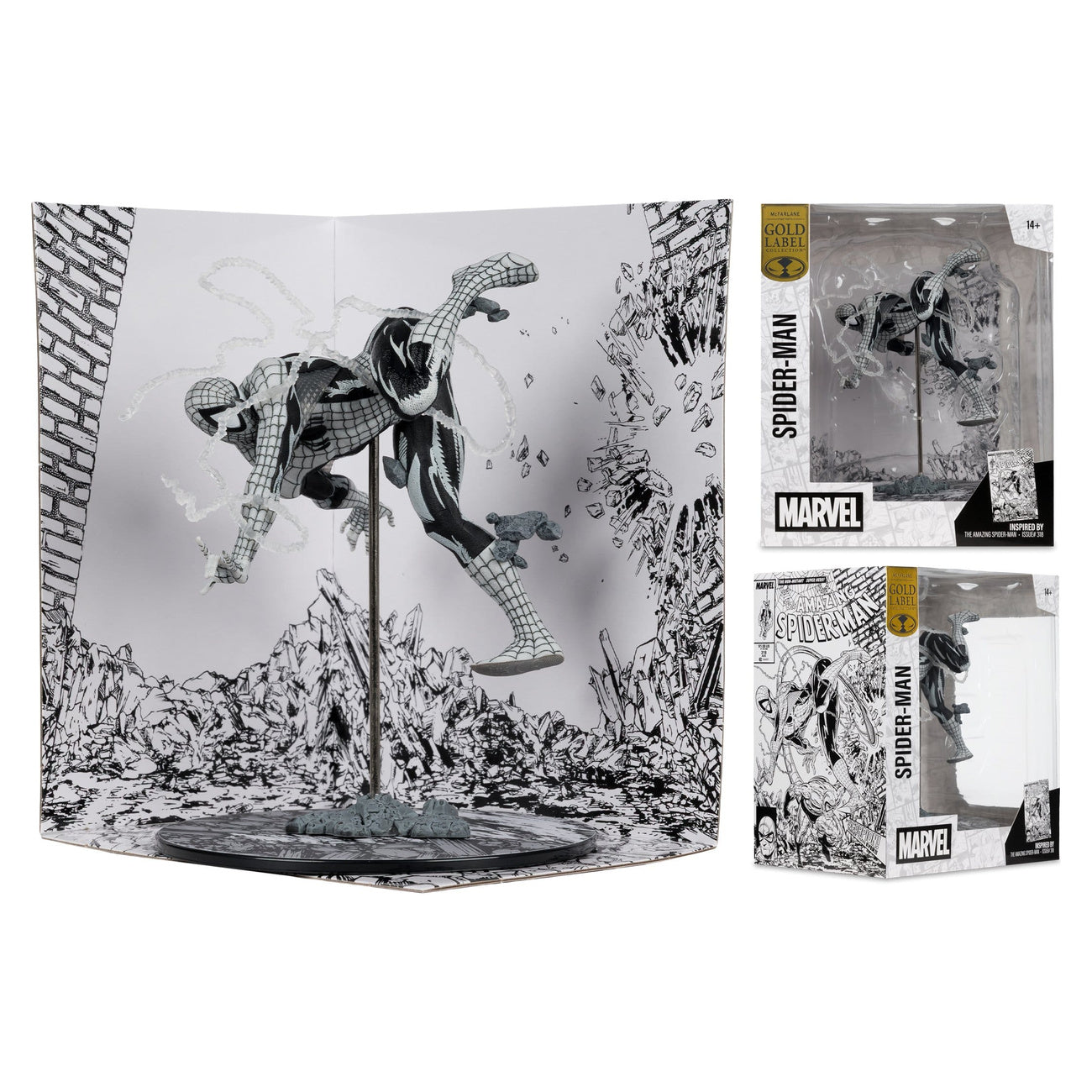 marvel-spider-man-line-art-pvc-statue-1-10-mcfarlane image 4