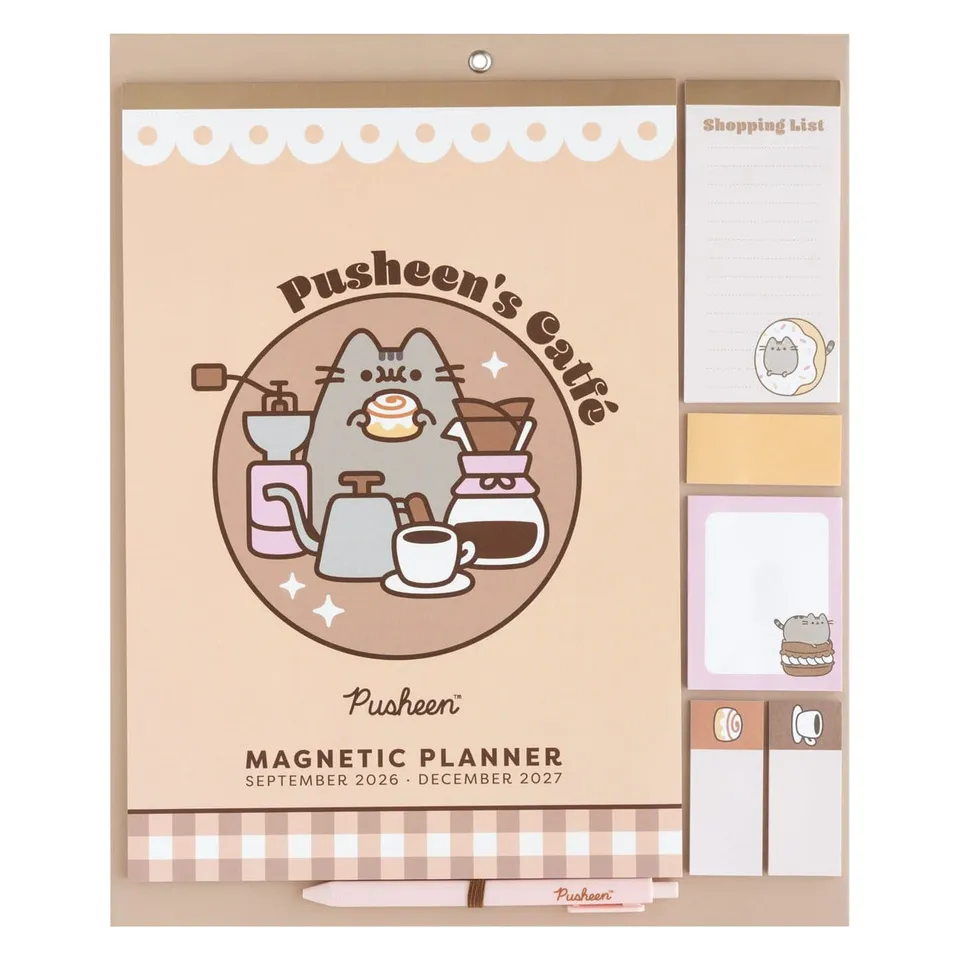 pusheen-magnetischer-planer-2026-27-30x35-cm-16-monate image 1