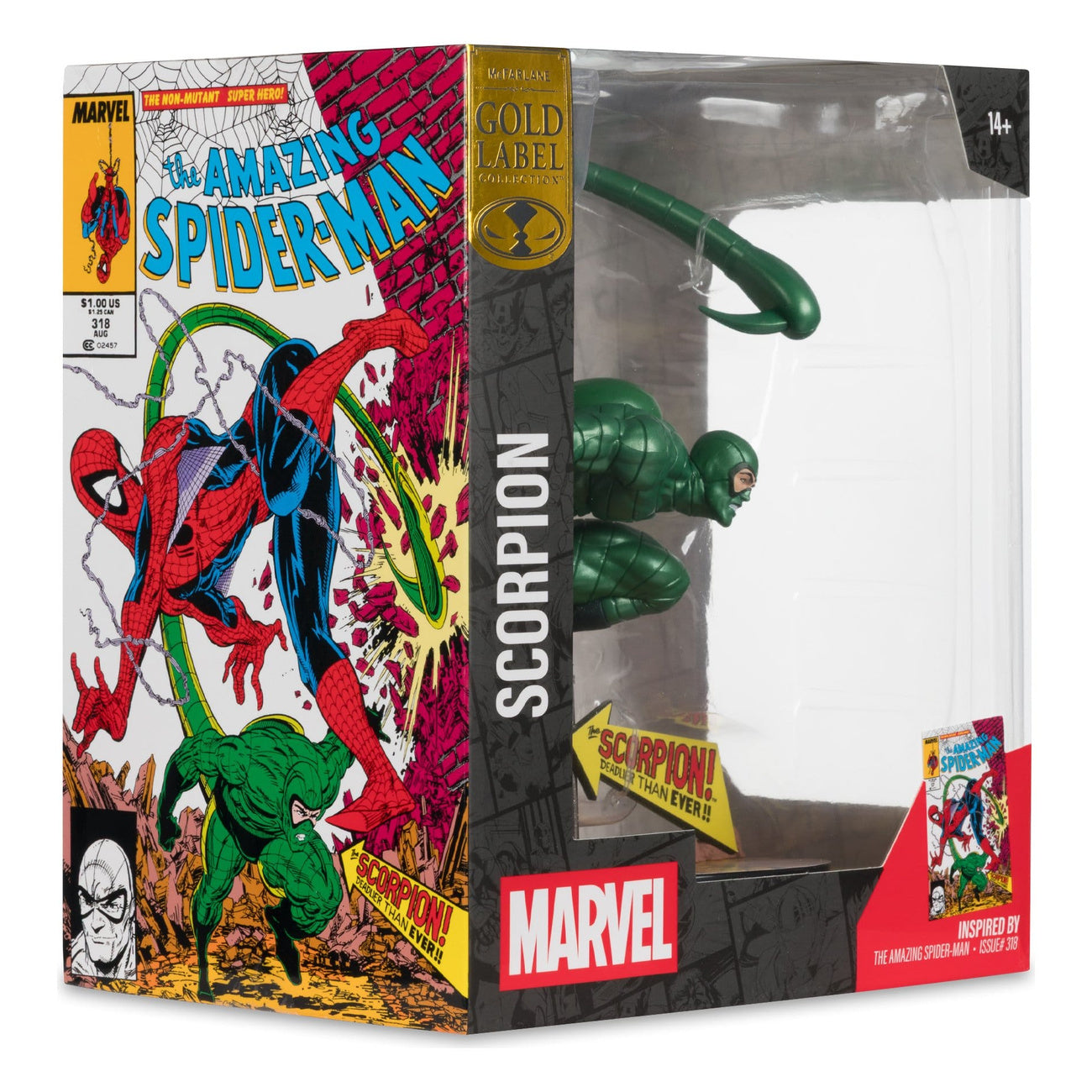 elbenwald-marvel-scorpion-metallic-pvc-statue-gold-label image 8
