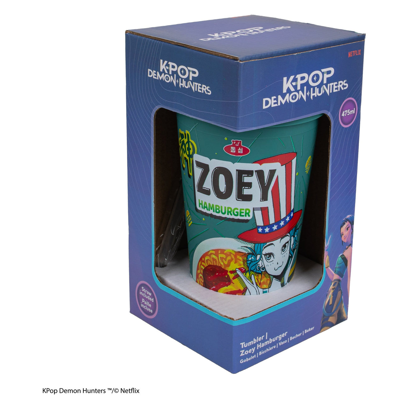 kpop-demon-hunters-zoey-hamburger-becher-475-ml image 3