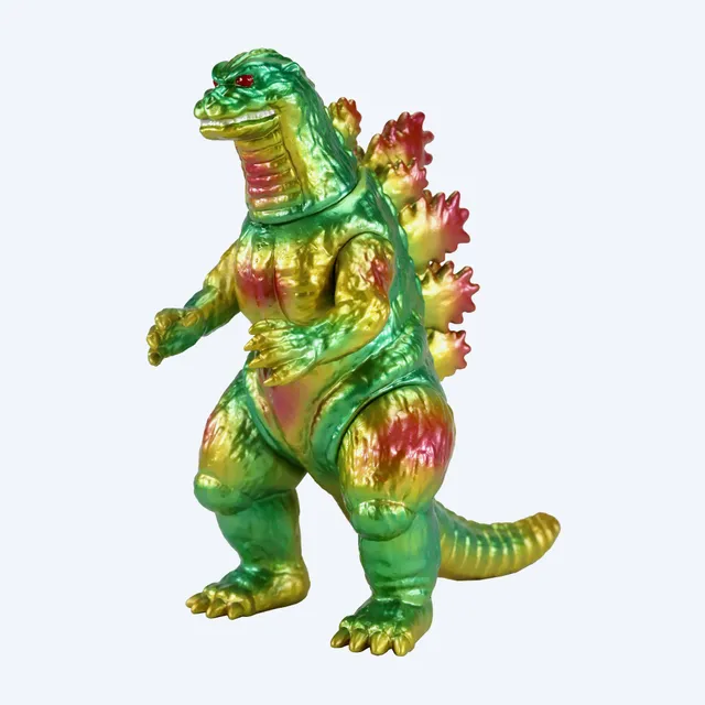 godzilla-ccp-middle-size-1995-lime-green-metallic-figur image 1