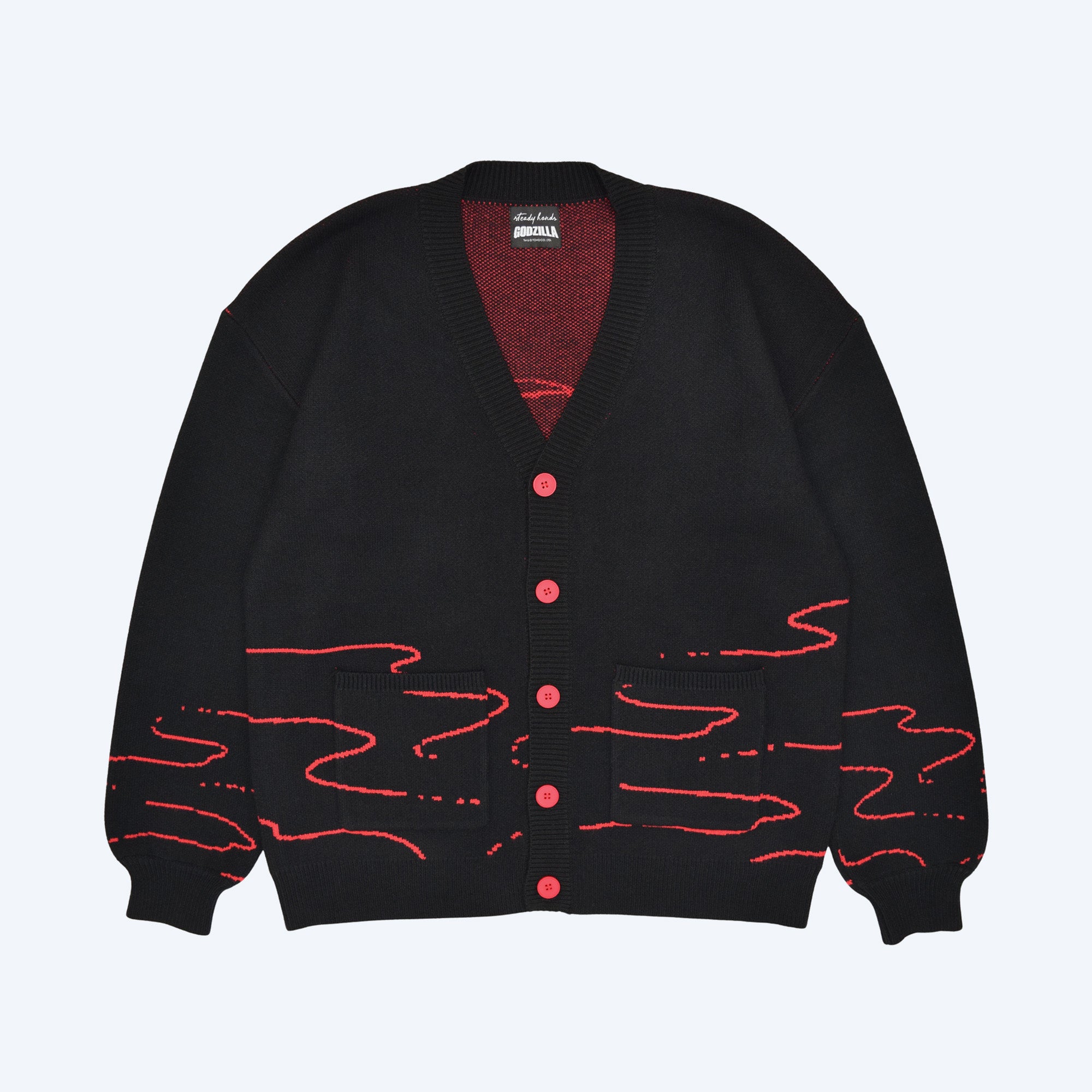 godzilla-kamata-kun-cardigan-strickjacke-shin-viskose image 1