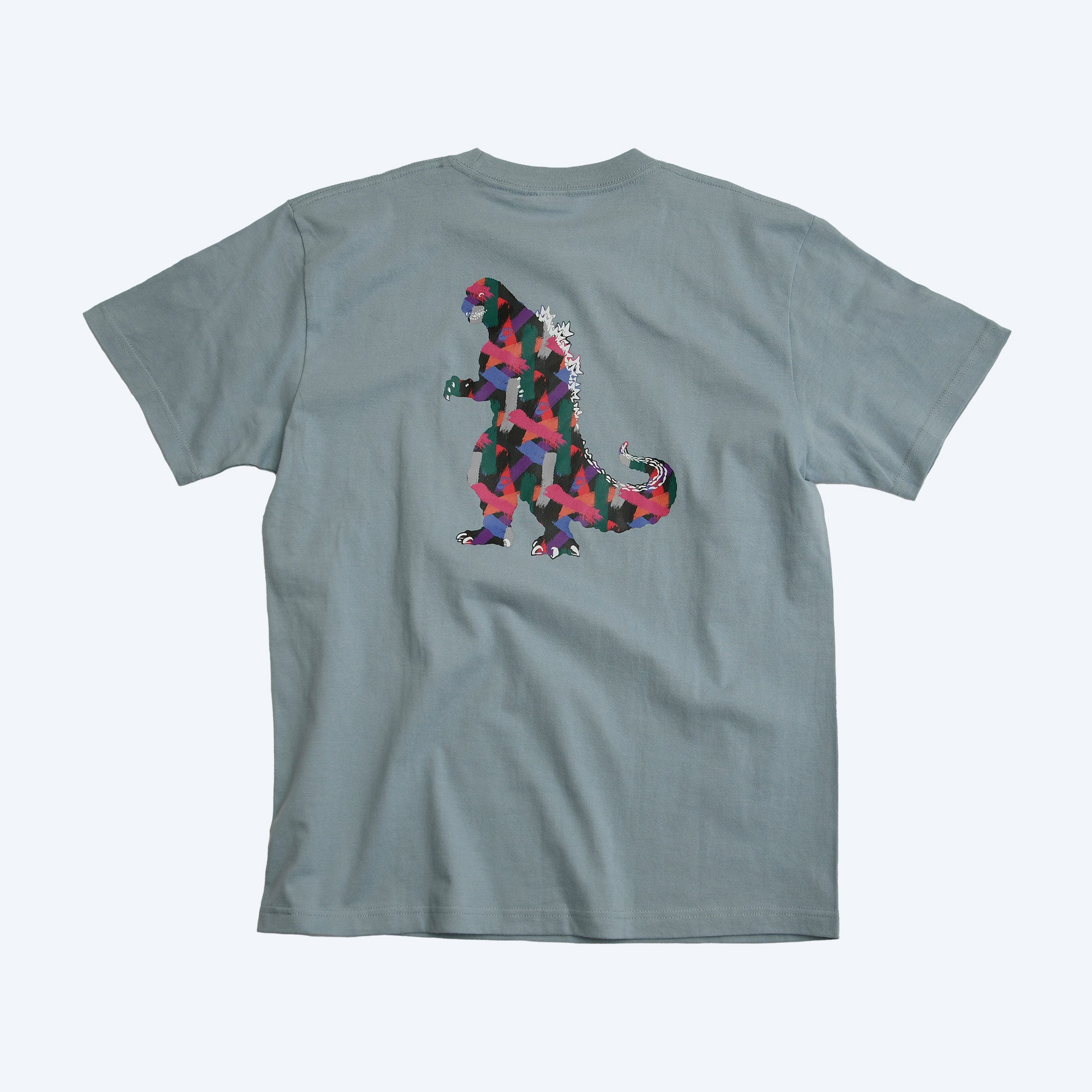 godzilla-the-art-t-shirt-blau-grau-gr-e-l-unisex image 1