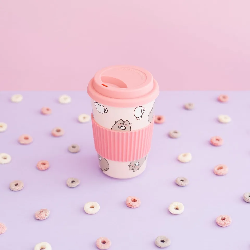 pusheen-keramikbecher-mit-deckel-400-ml-tasse image 1