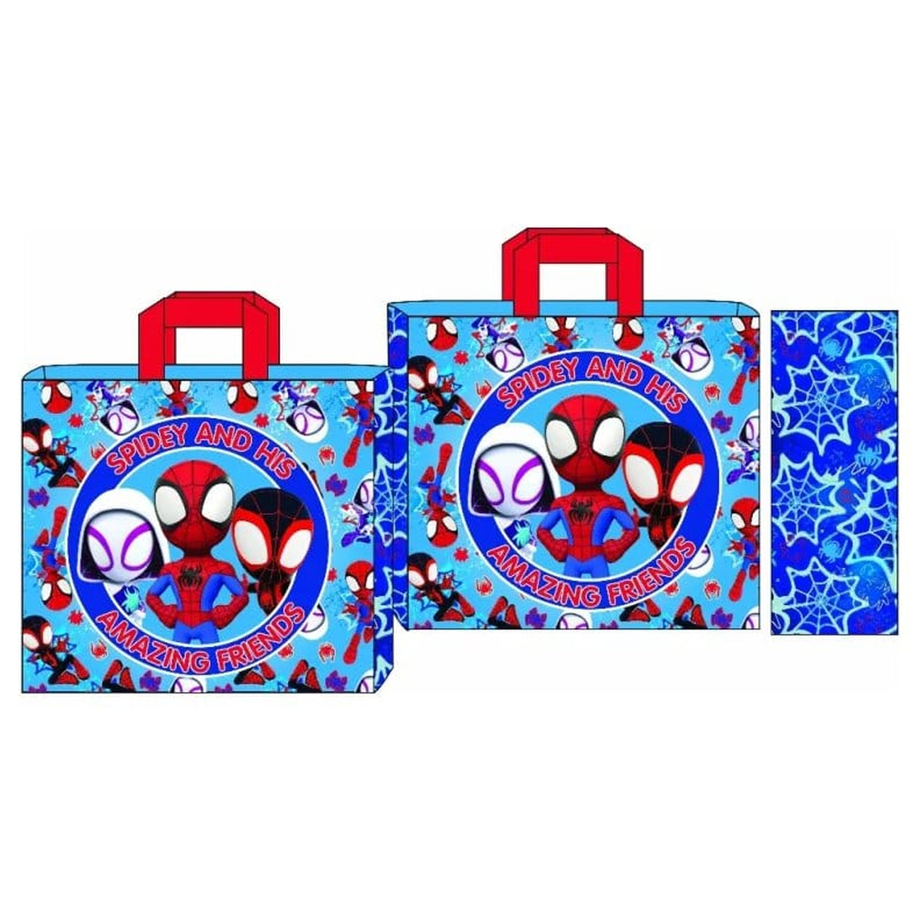 spider-man-spidey-einkaufstasche-stoffbeutel-36-liter-recycelt image 3