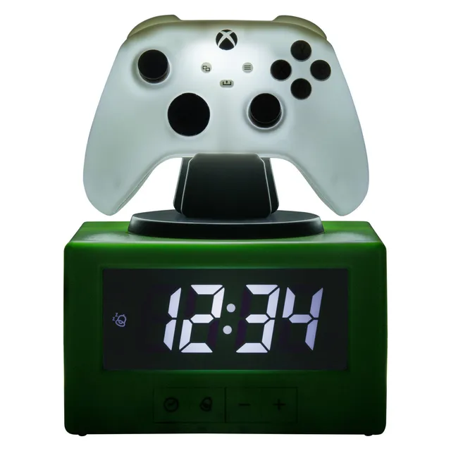 elbenwald-xbox-controller-icon-wecker-nachttisch-schwarz image 1