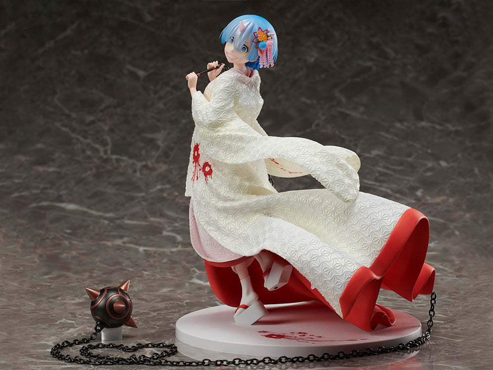 furyu-f-nex-rem-oni-yome-1-7-figur-wei-rot-morgenstern image 1