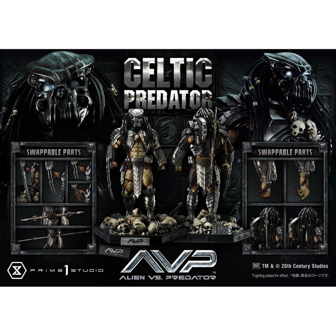 prime-1-studio-museum-masterline-celtic-predator-statue-1-3-polystone image 2