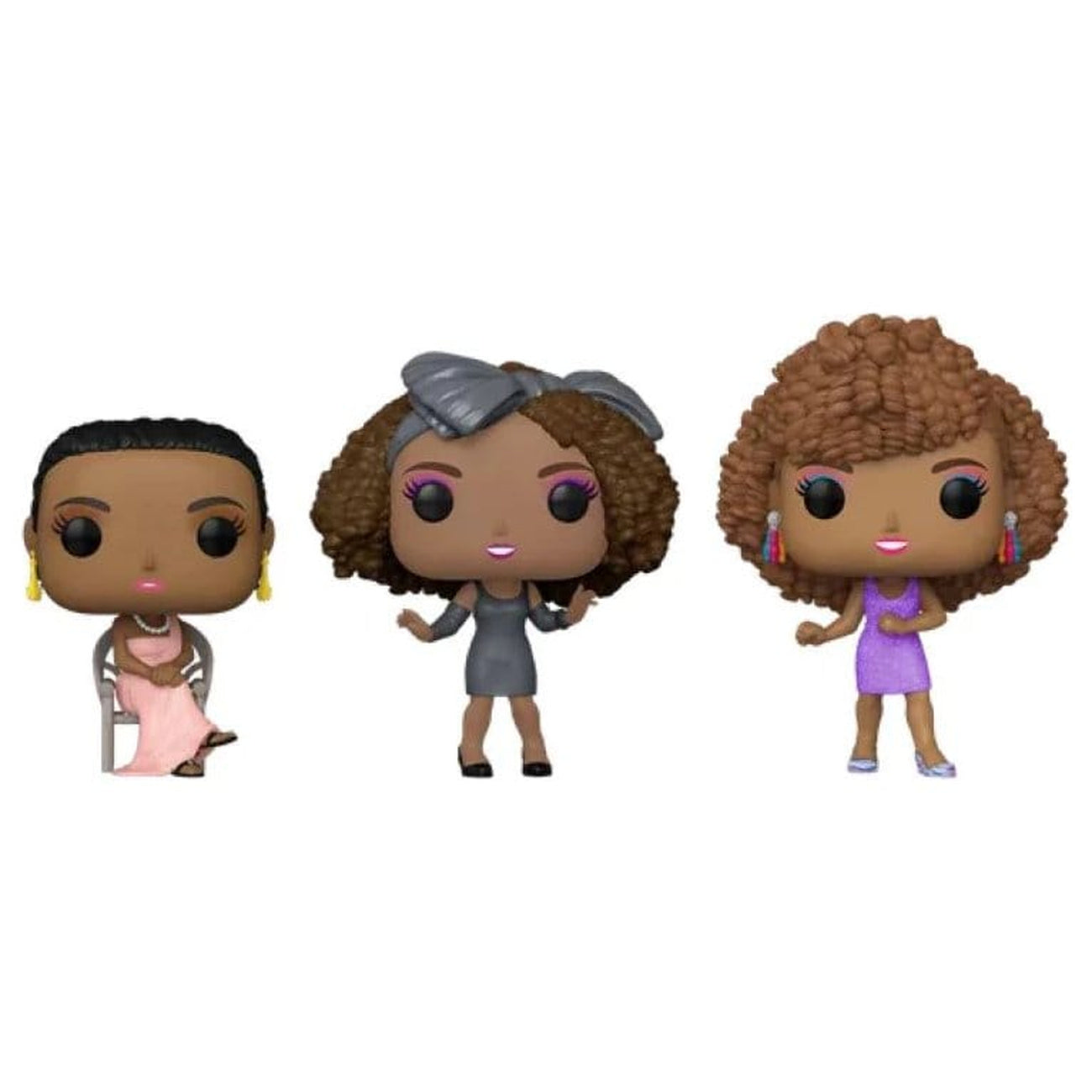funko-pop-icons-whitney-houston-vinyl-figur-3er-pack image 3