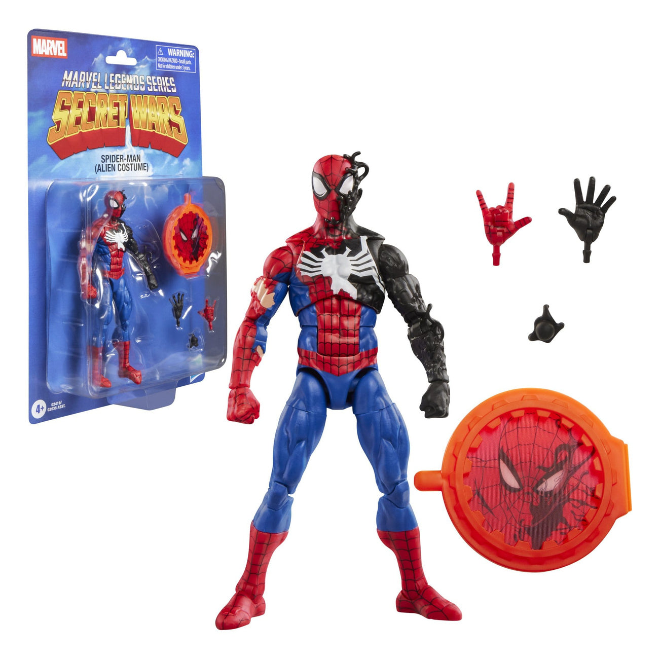 marvel-legends-secret-wars-spider-man-actionfigur-alien-costume image 2