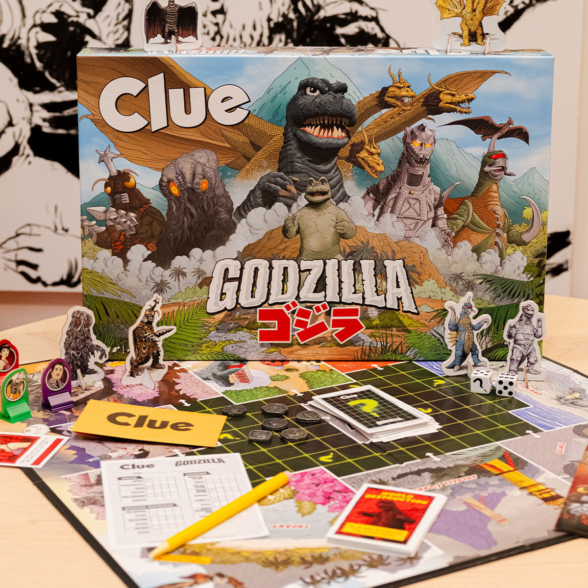 godzilla-clue-brettspiel-standard-2-6-spieler-ab-8-jahren image 7