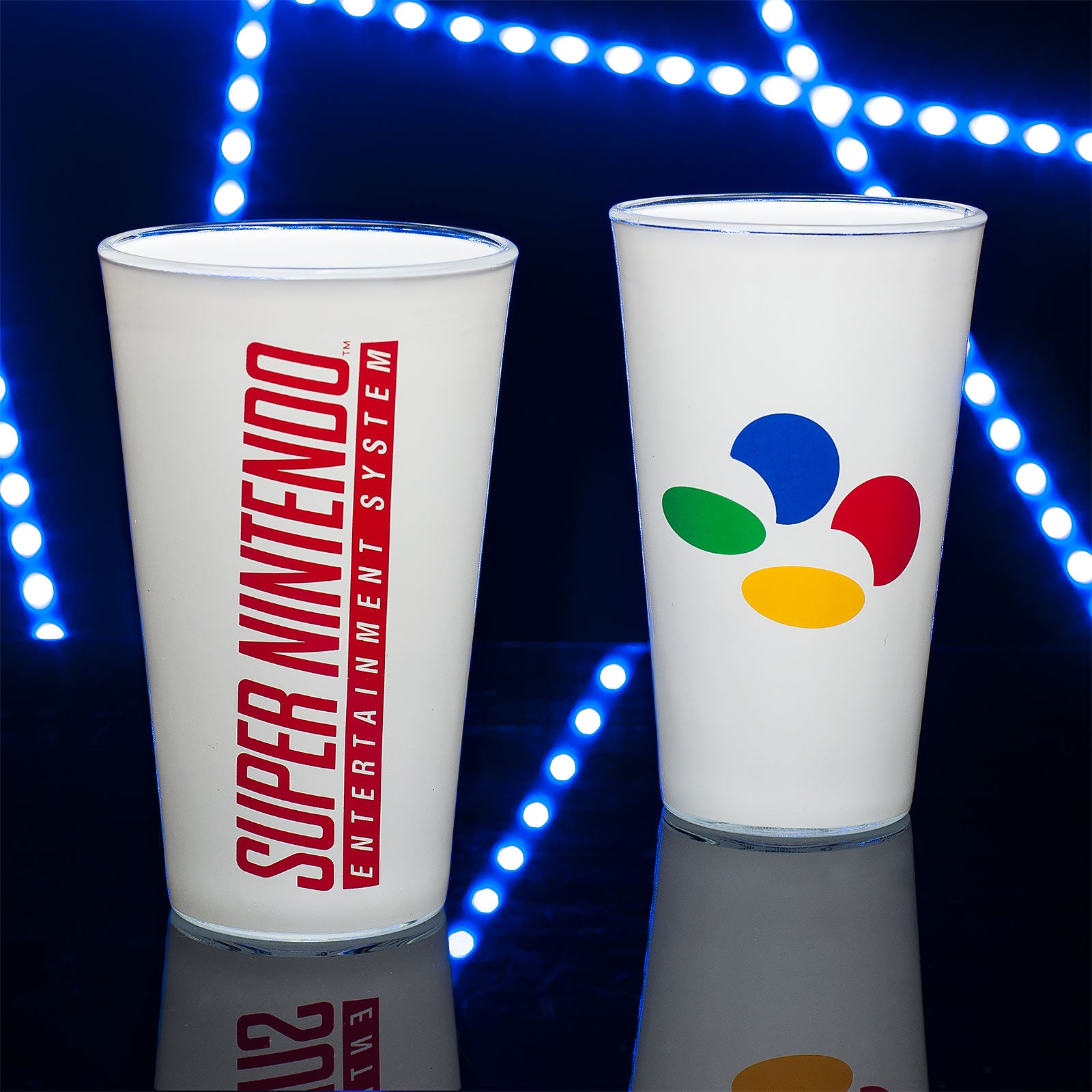 nintendo-snes-logo-glas-400-ml-retro-trinkglas image 5