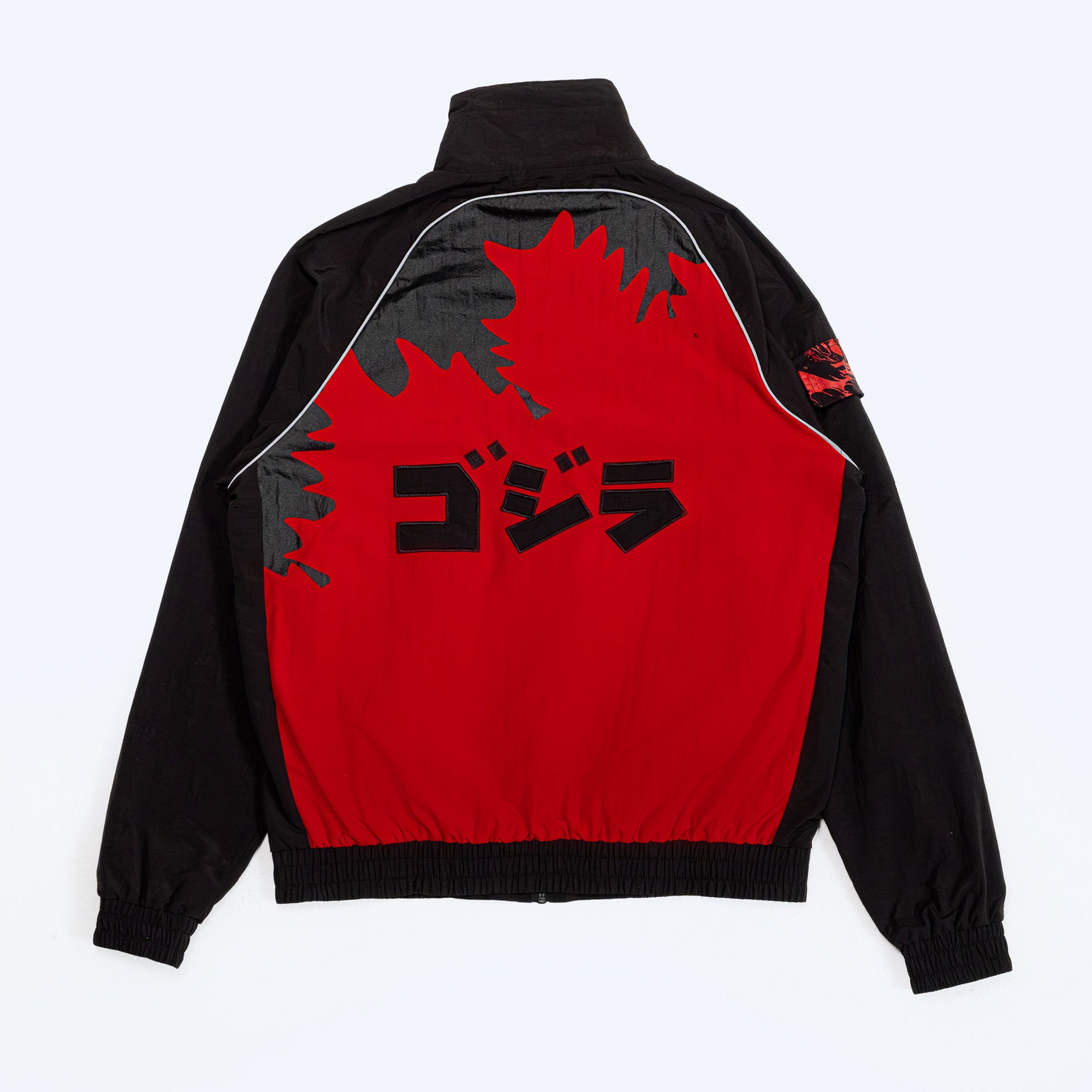 godzilla-essential-trainingsanzug-jacke-hose-rot-schwarz image 3