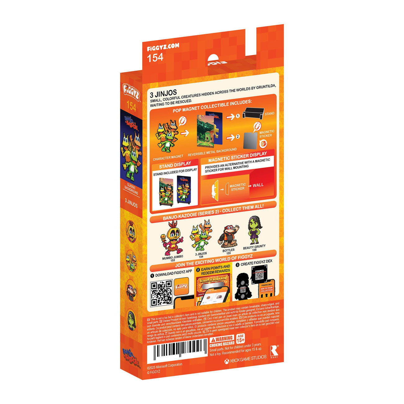 elbenwald-banjo-kazooie-figgyz-magnet-sammelfigur-jinjos-11-cm-pixel image 4
