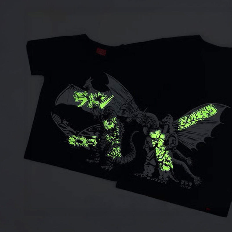 godzilla-ojico-glow-t-shirt-schwarz-monster-kinder image 4