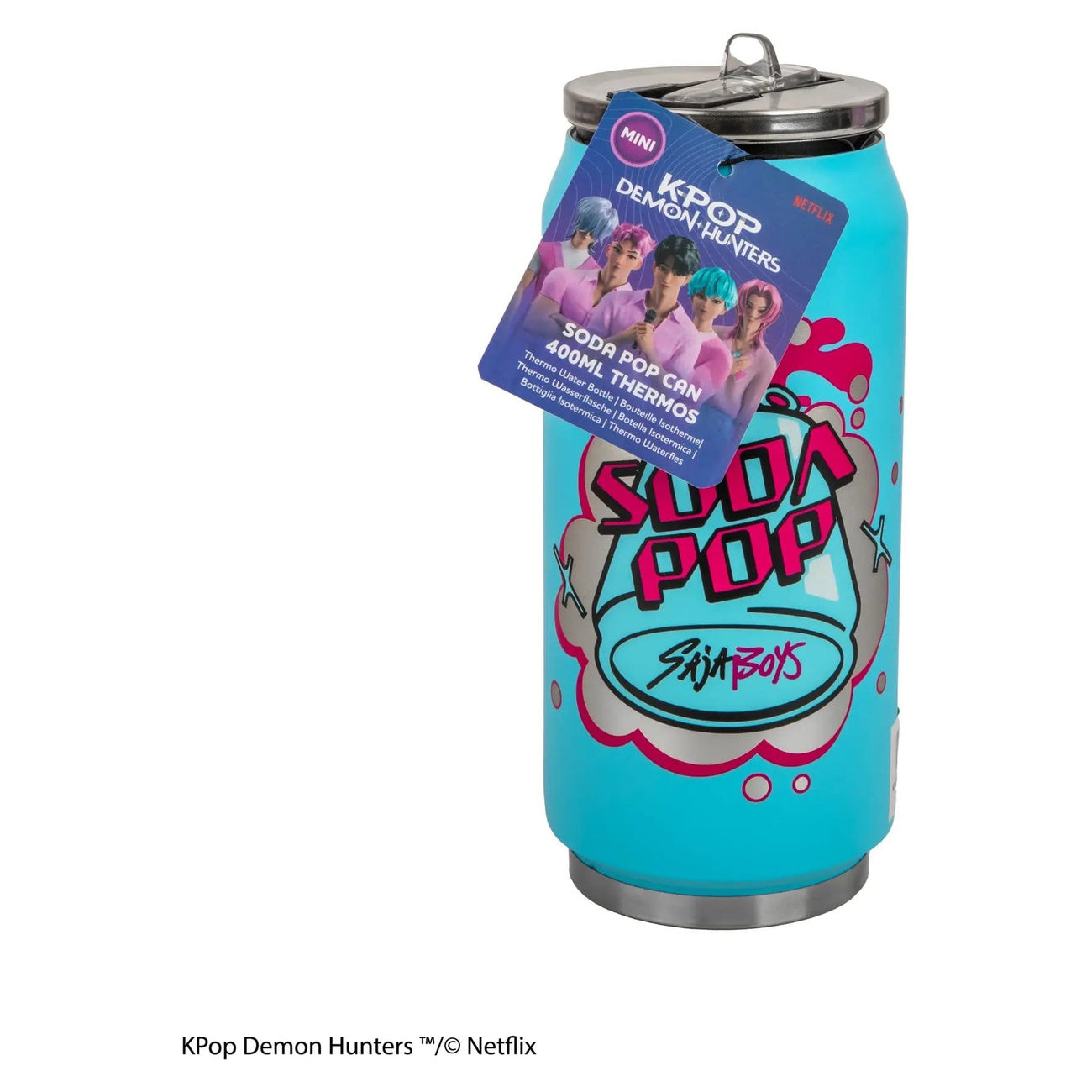 elbenwald-kpop-demon-hunters-thermobecher-soda-pop-can-mit-strohhalm image 3